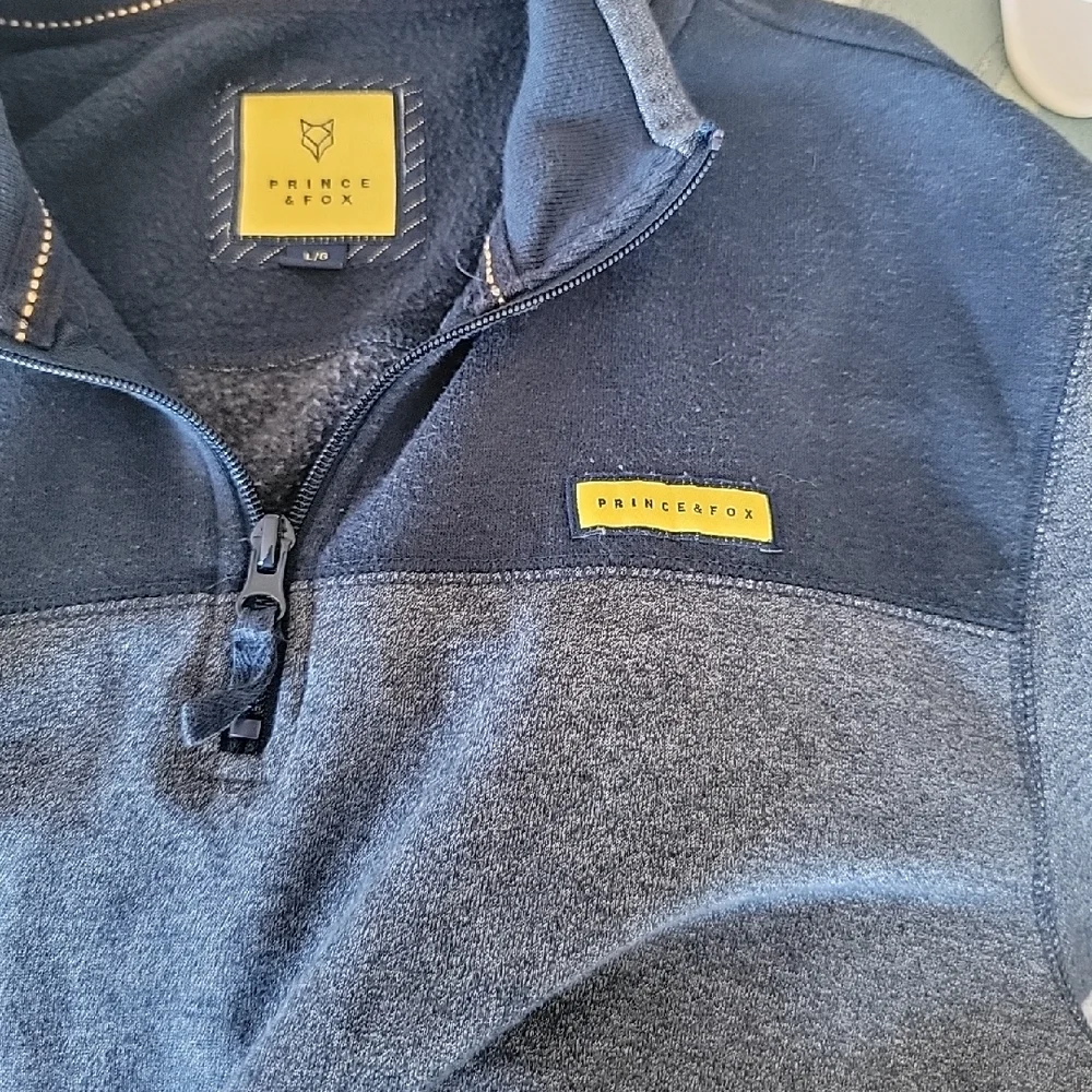 Prince And Fox Navy Men's Sweatshirt - Picture 3 of 6